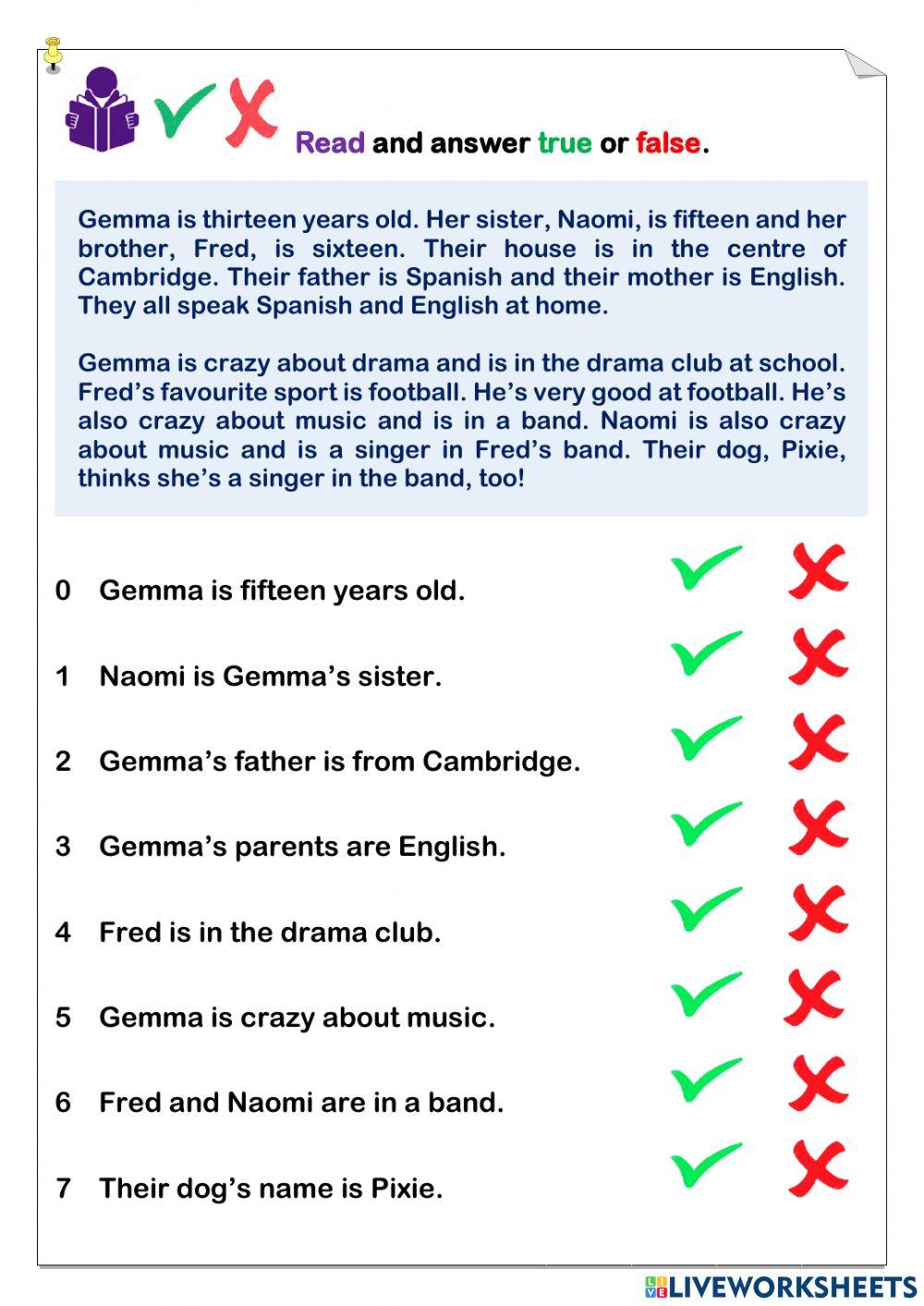 LB1 - Skills Test 1 READING1