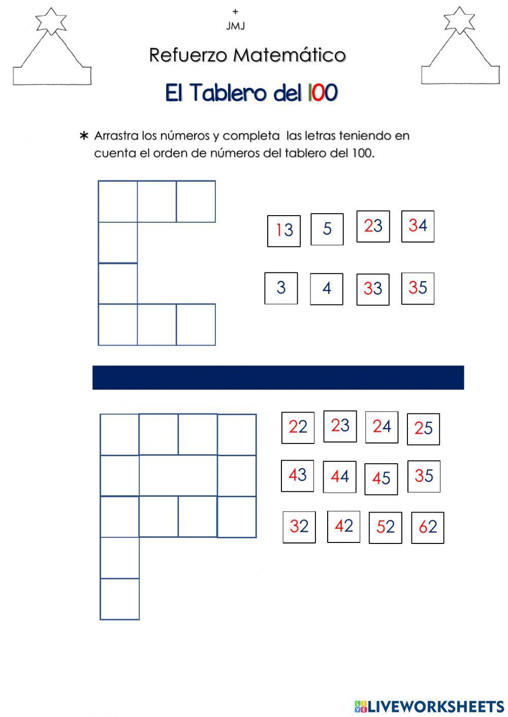 Tablero del 100-letras