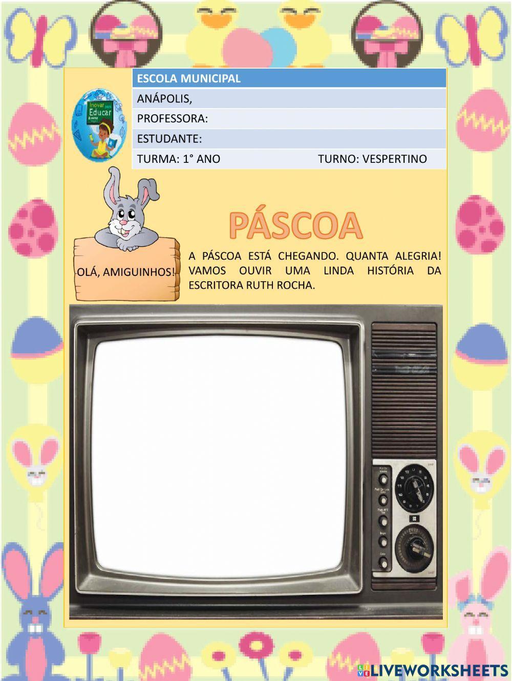 Atividade 033 - o coelho que não era de páscoa