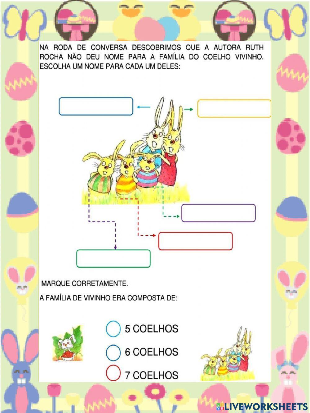 Atividade 033 - o coelho que não era de páscoa