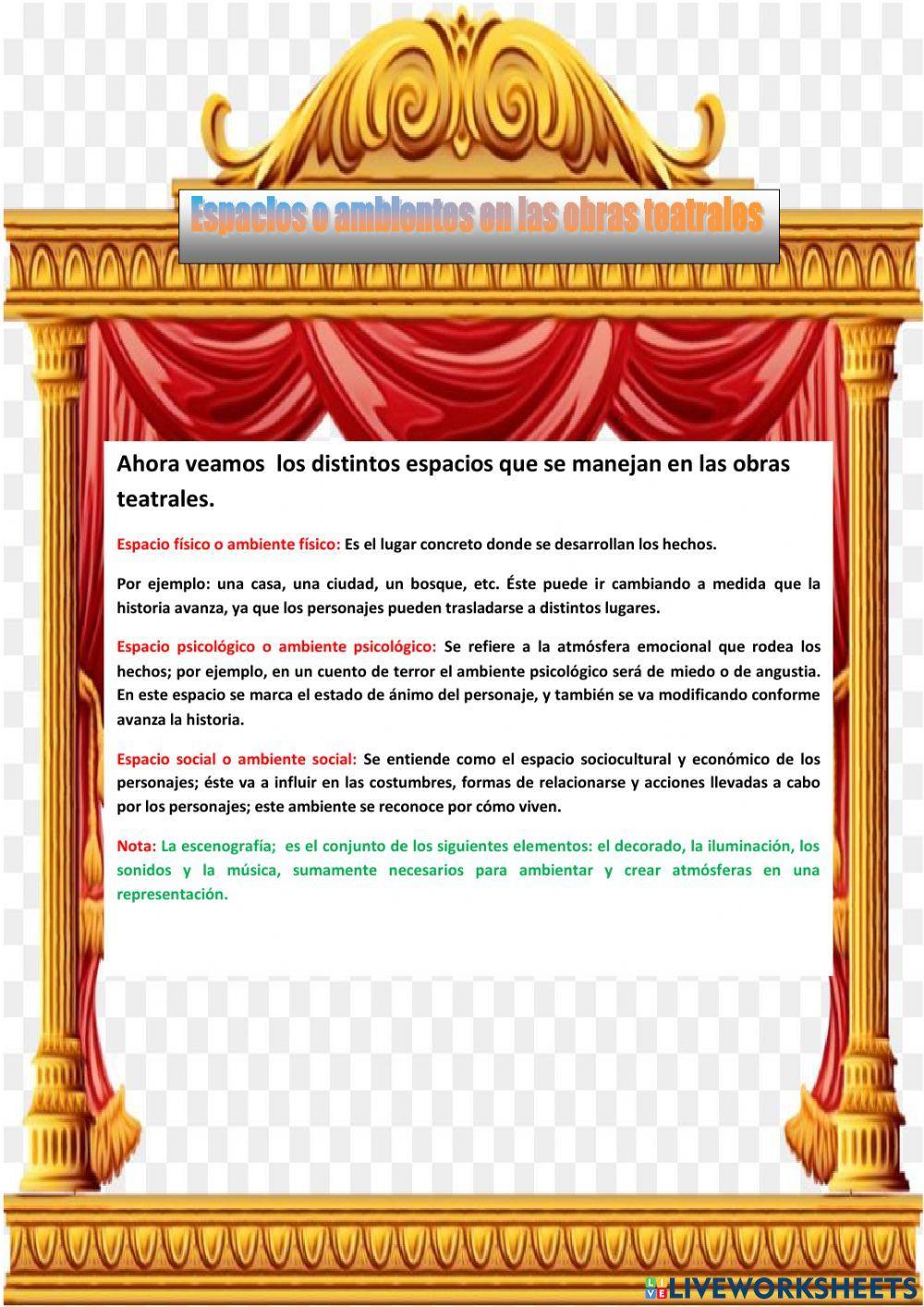 Leer un texto narrativo y adaptarlo a una obra de teatro