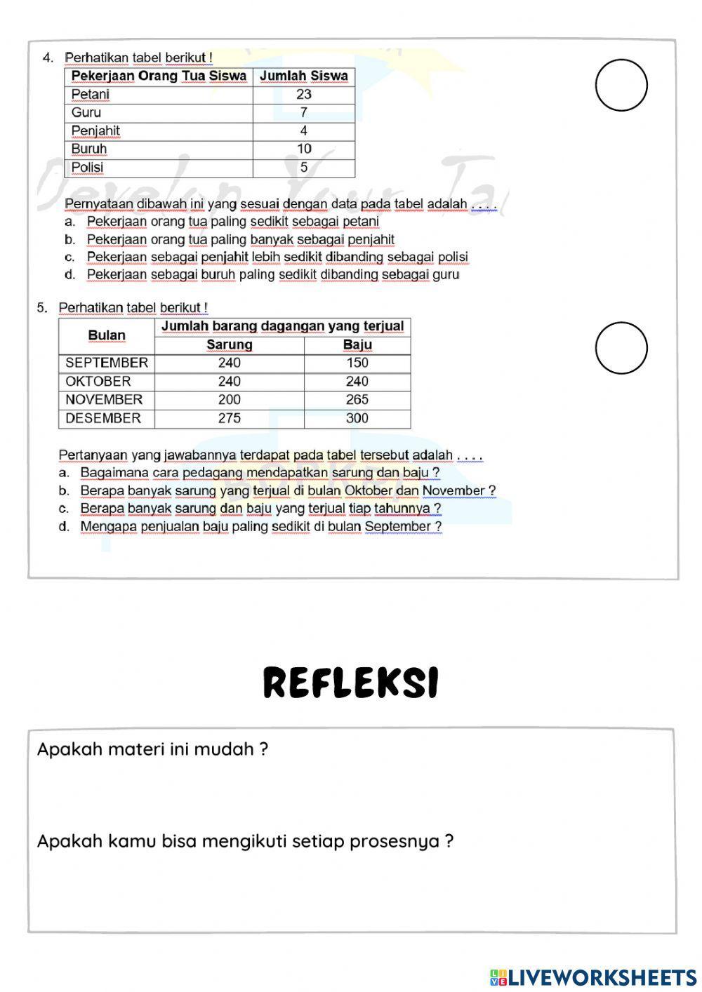 MAT - Pengolahan Data 1