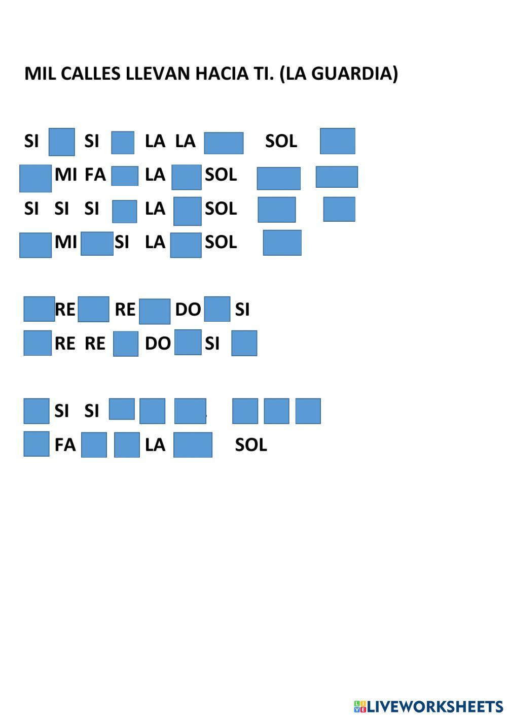 Canción mil calles llevan hacia tí