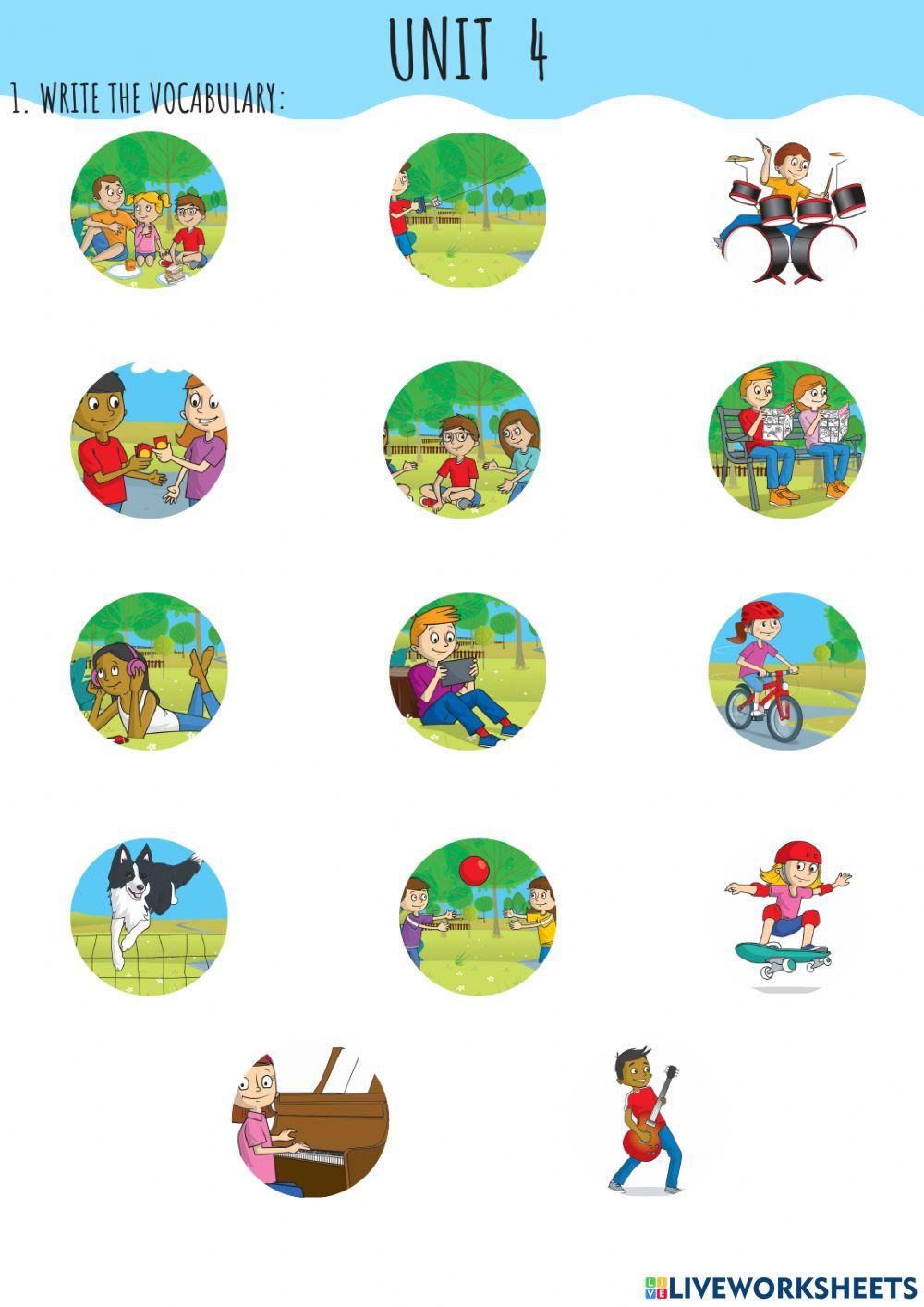 Unit 4 vocabulary Unit 4 vocabulary