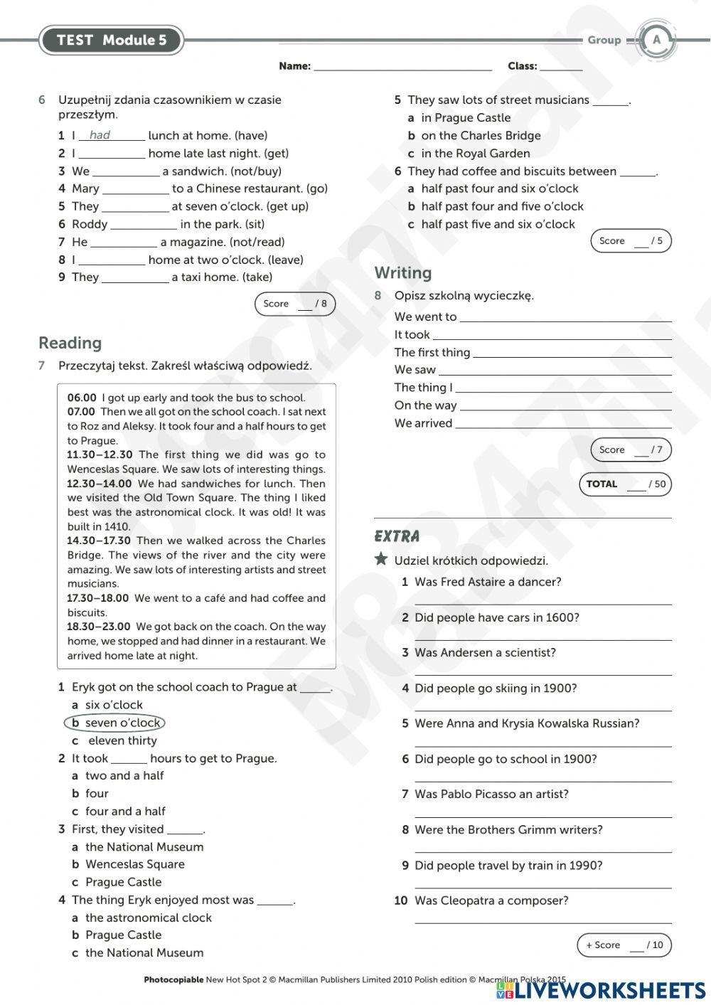 NEW HOT SPOT 2 UNIT 5 