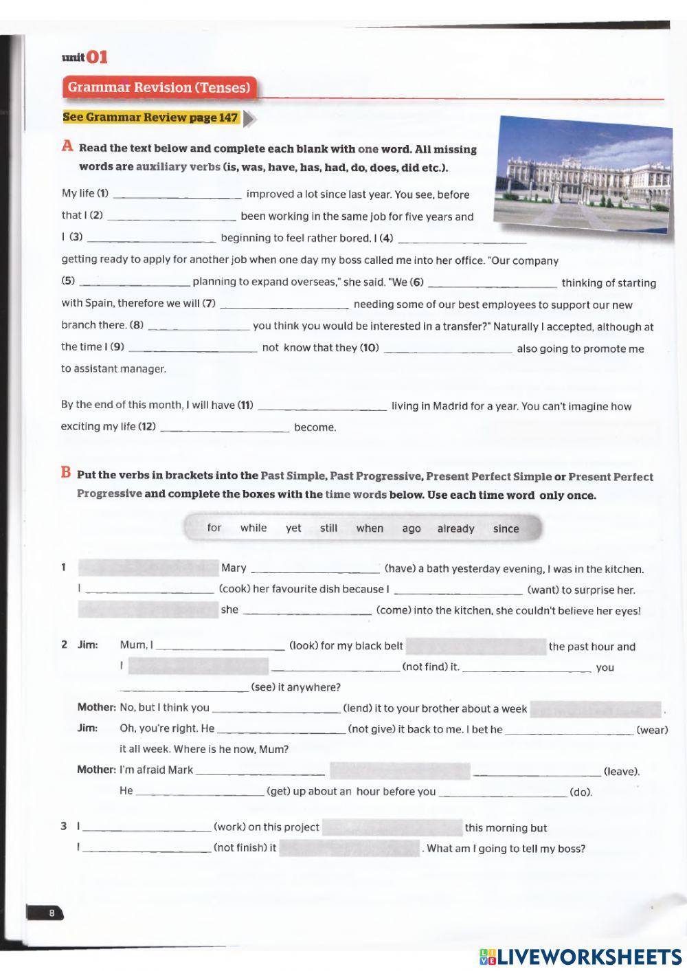 Use of English B2 - Unit 1