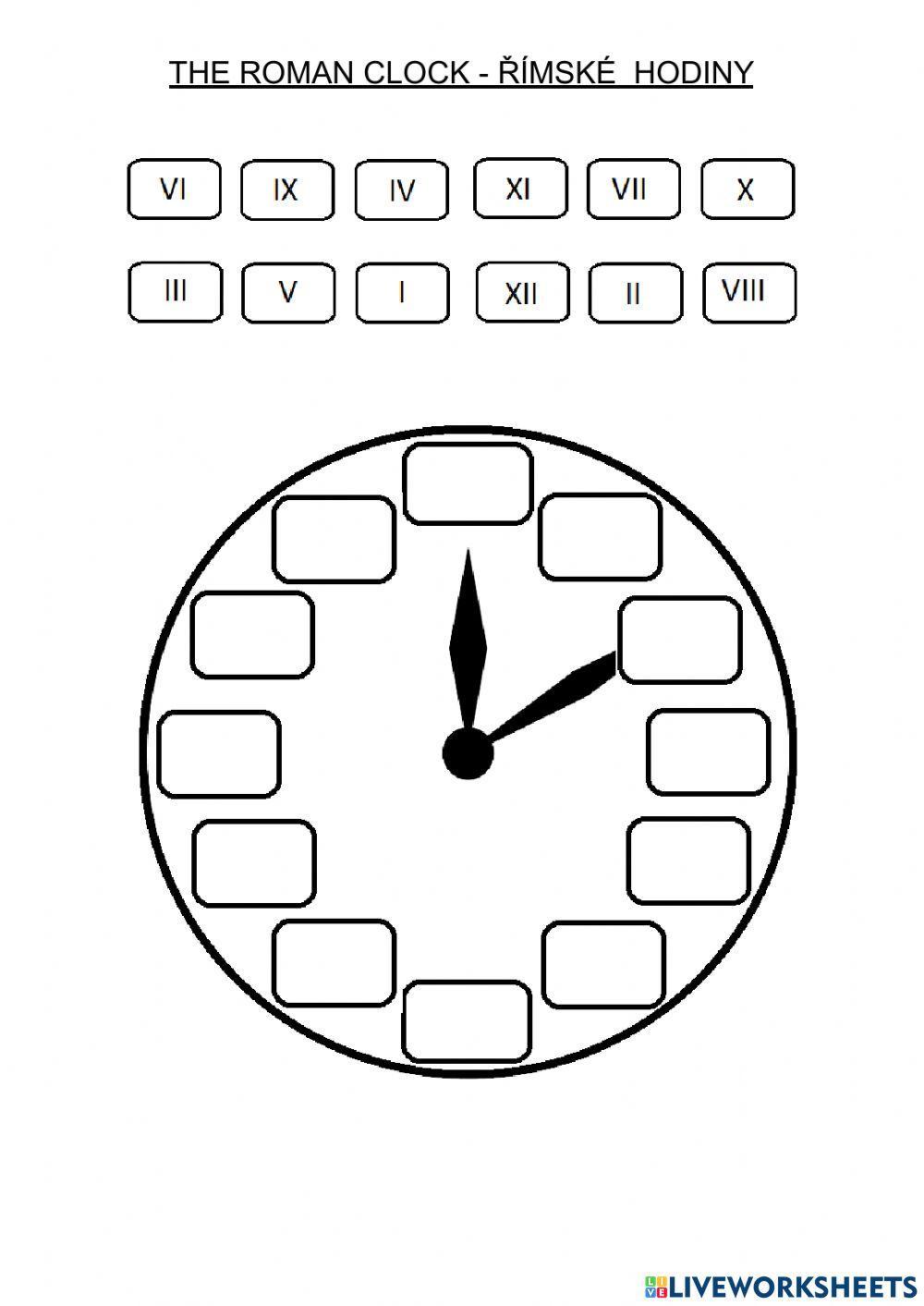 Roman clock Roman clock