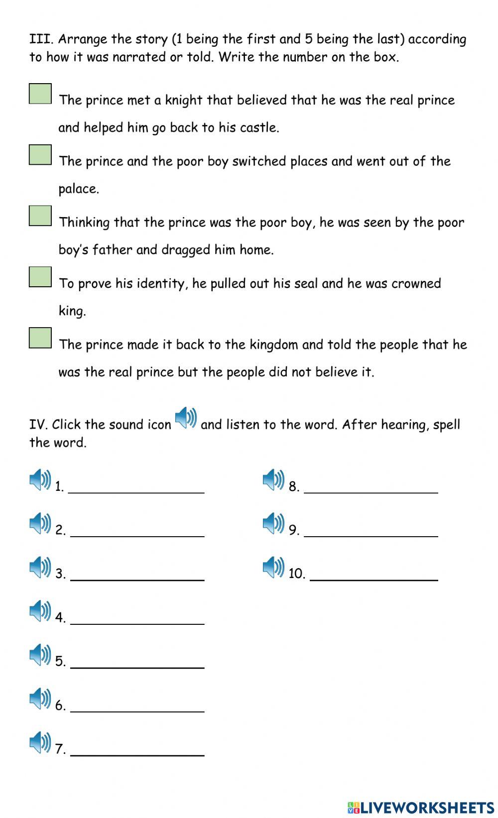 The Prince and the Pauper