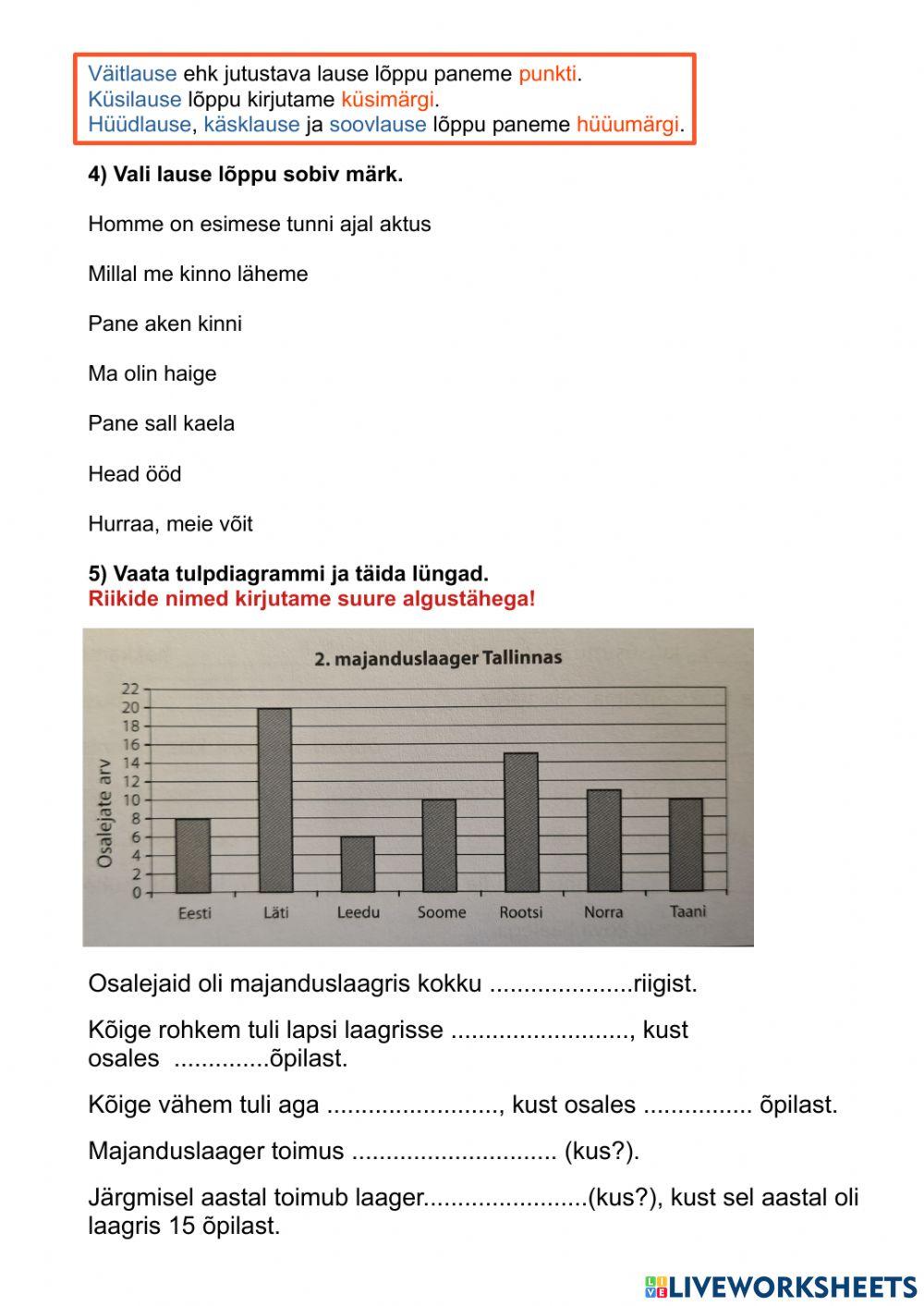 Eesti keel 4.kl Kordamine KT 6