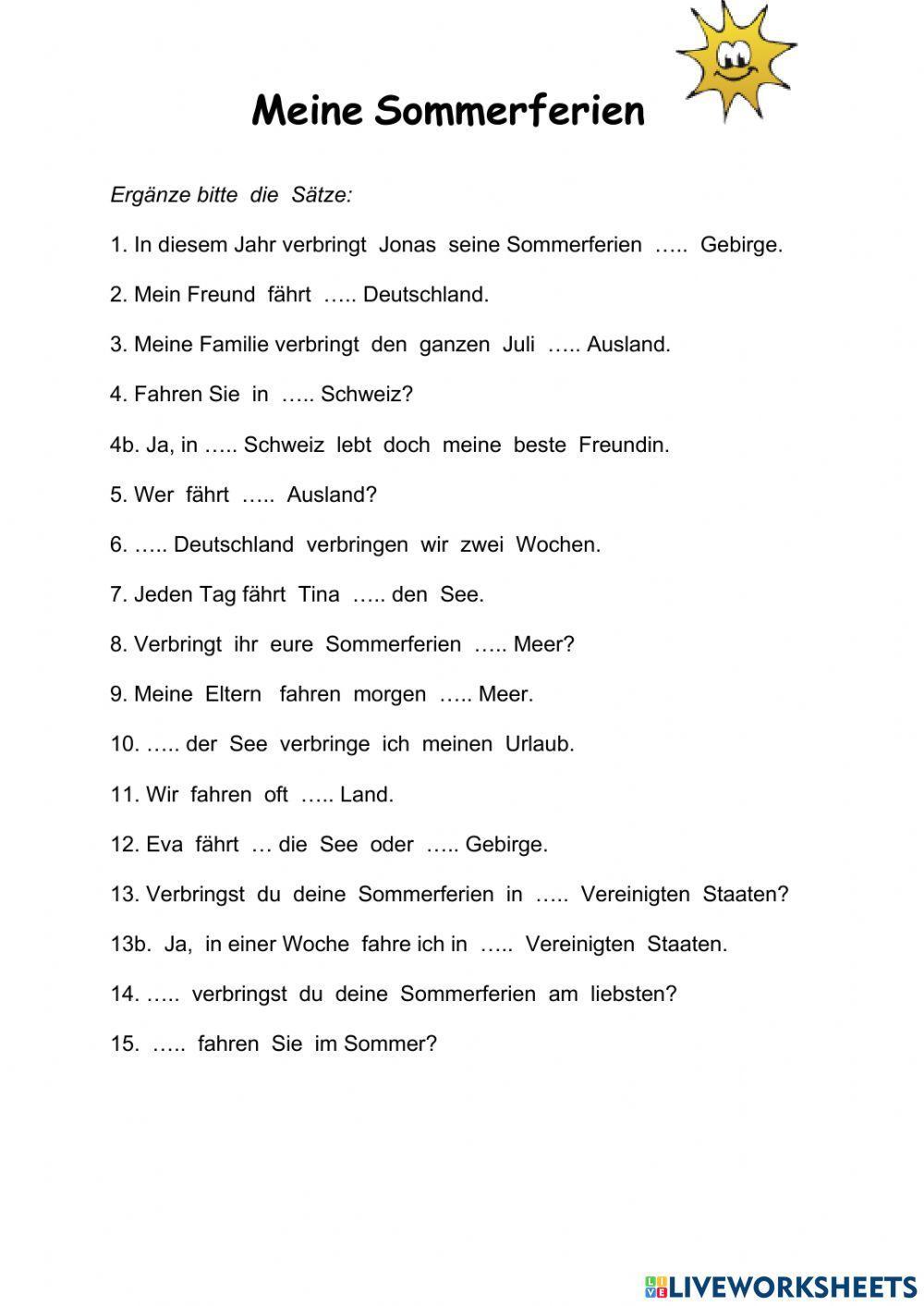 Lokale Präpositionen