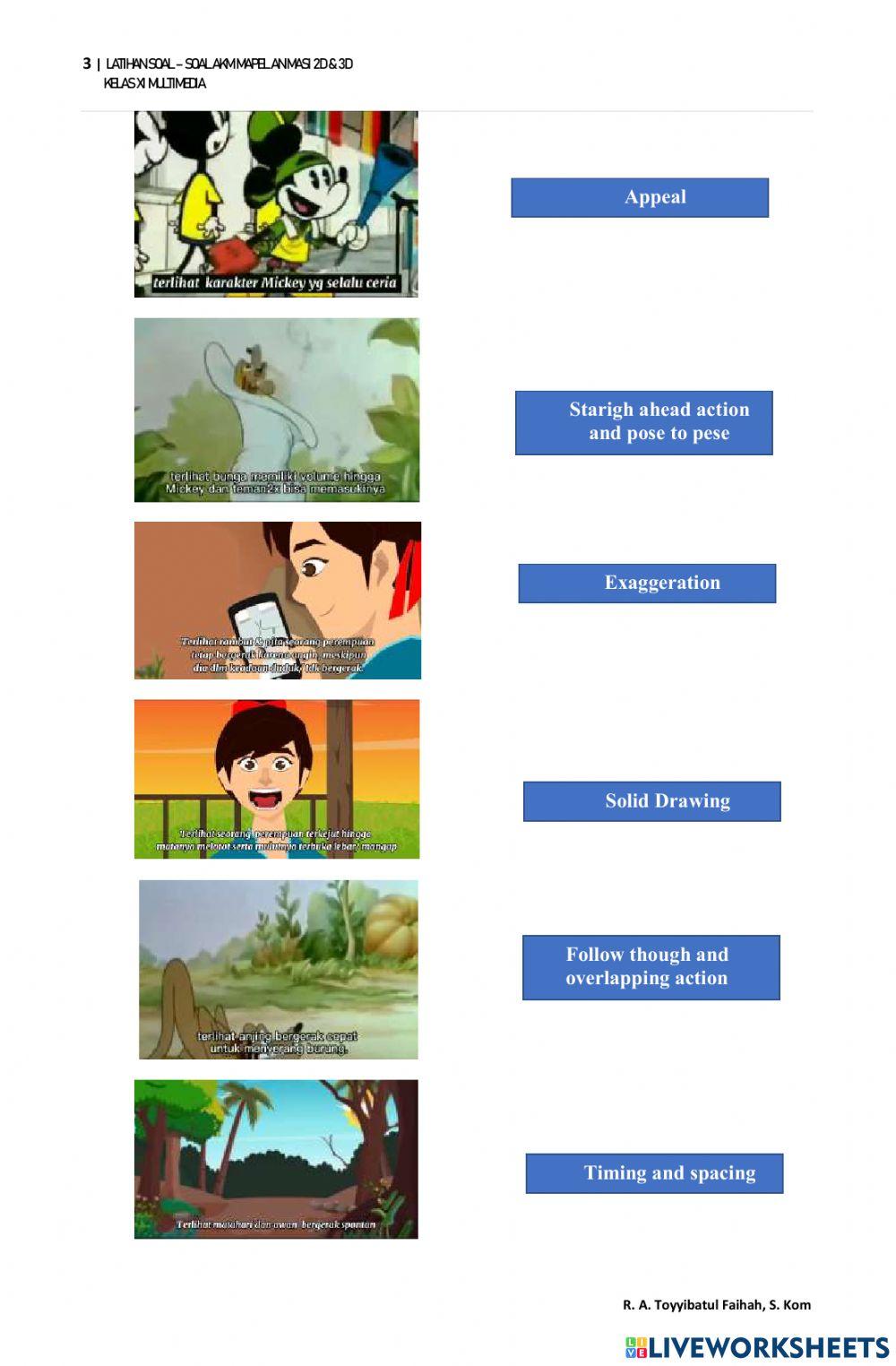 Latihan Soal Animasi Liveworksheet