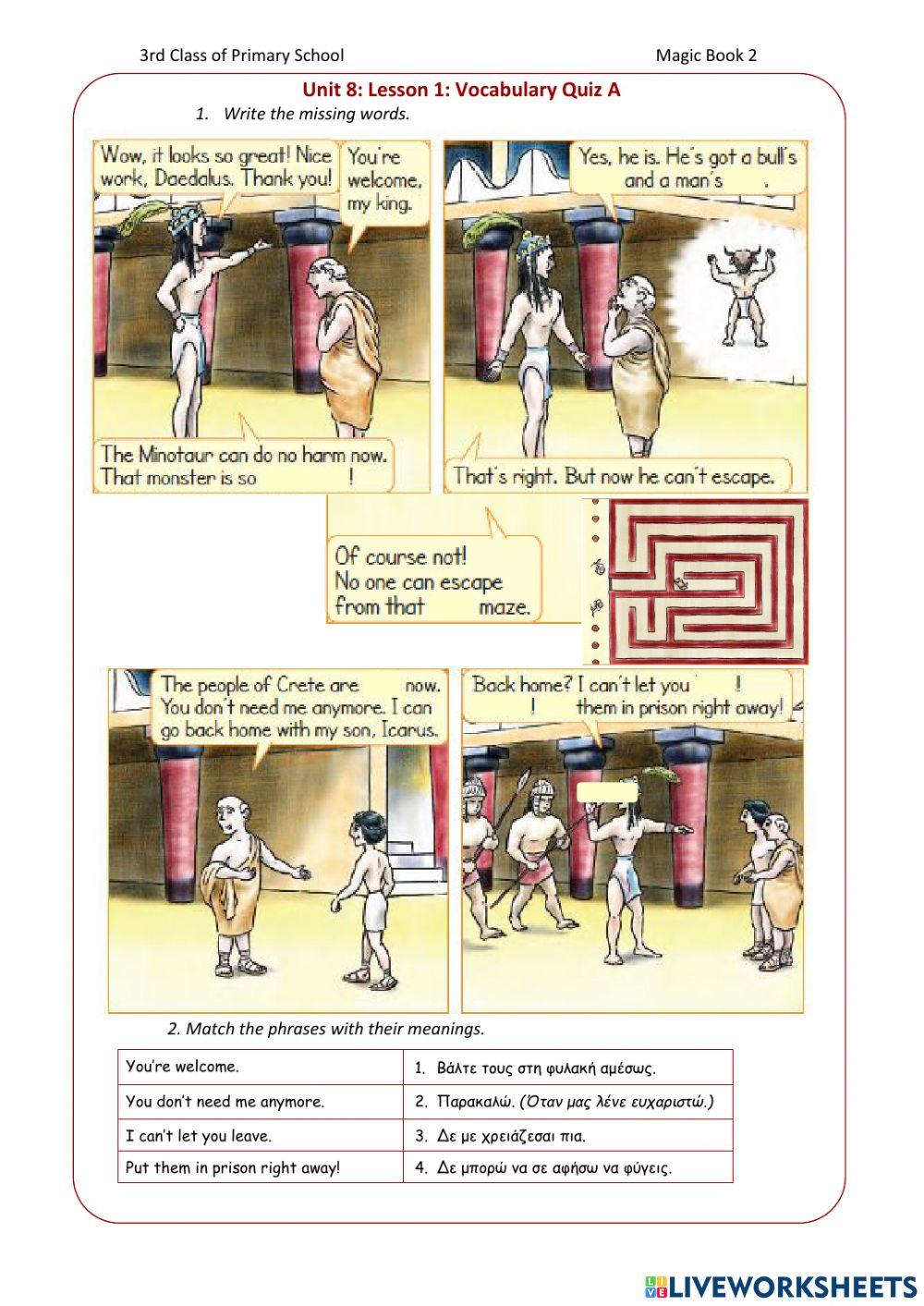 Unit 8 Lesson 1 Quiz B
