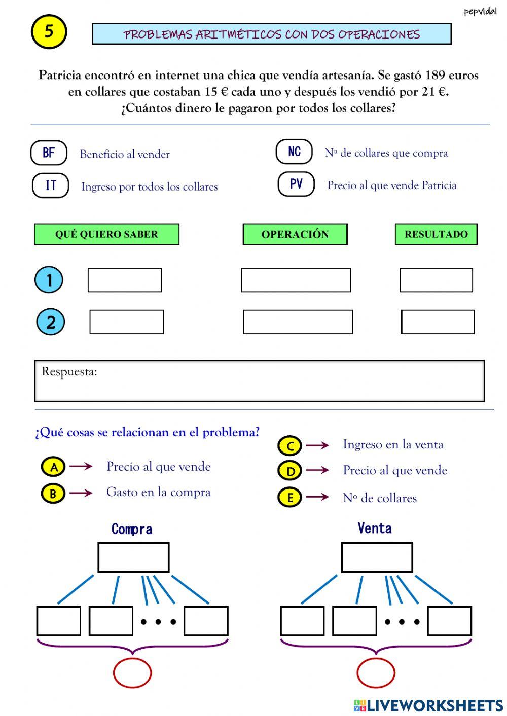Problemas con dos operaciones (6)