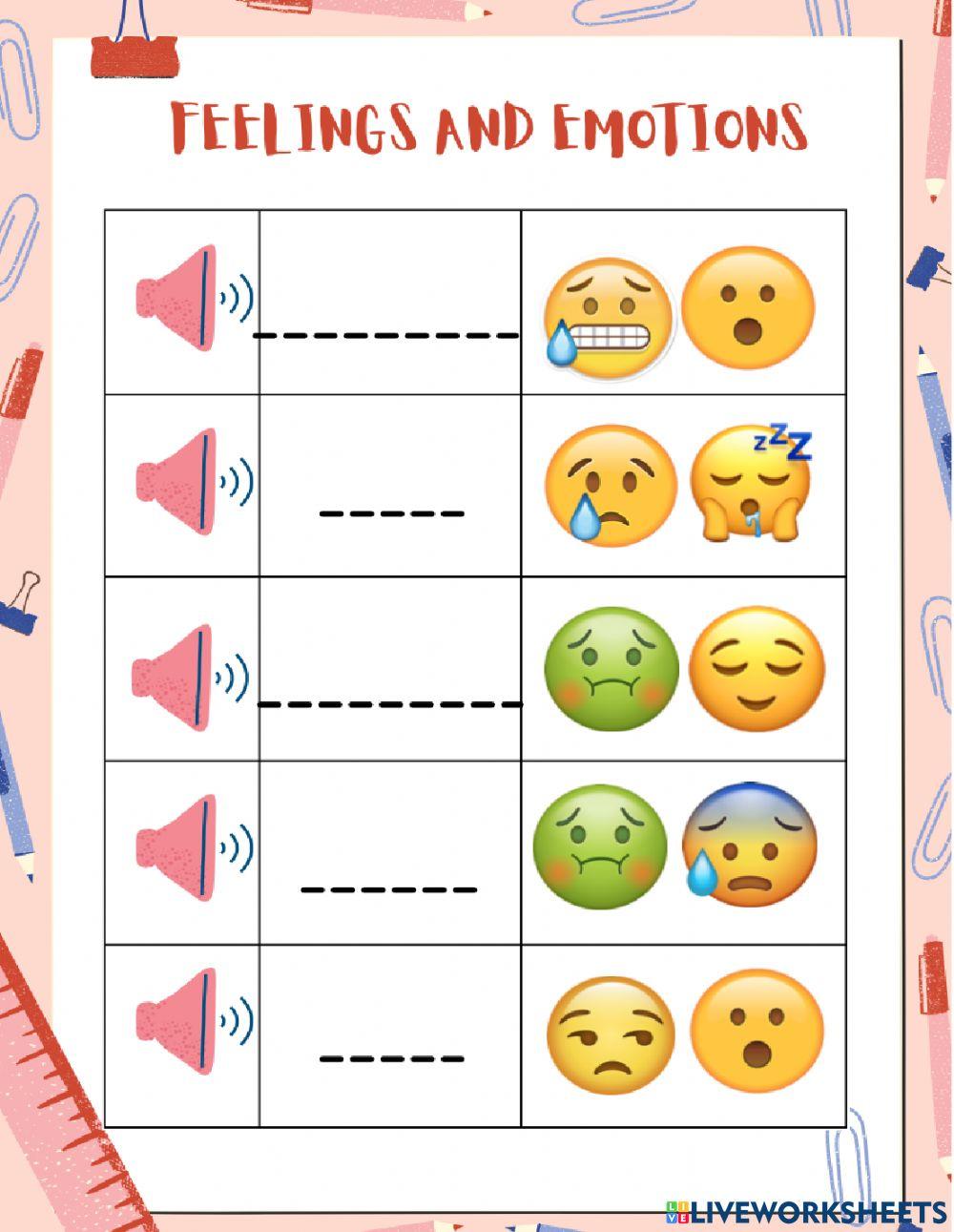 Feelings and emotions