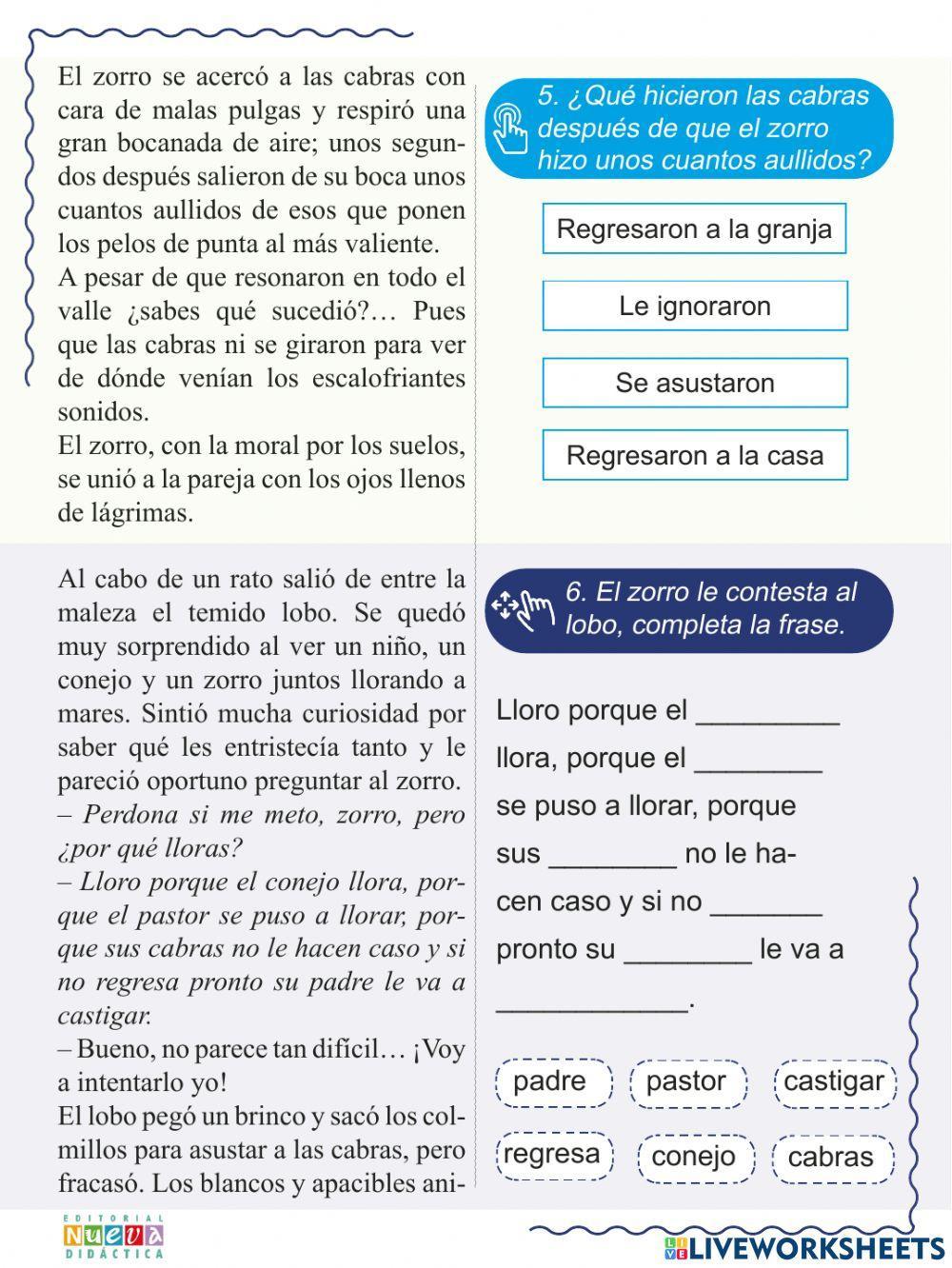 Las cabras testarudas