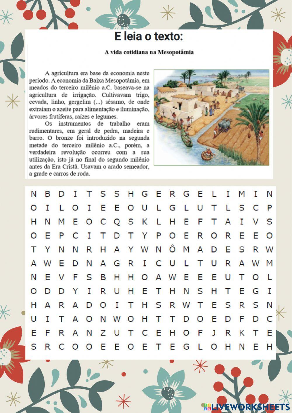 Povos e culturas - Mesopotâmia