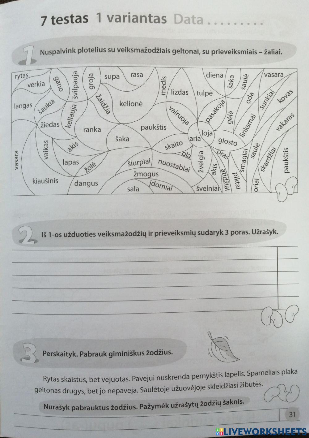 Lietuvių testas nr.7.
