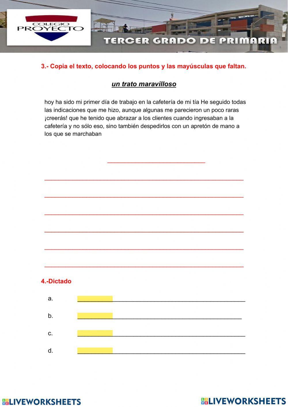 El punto y la mayúscula