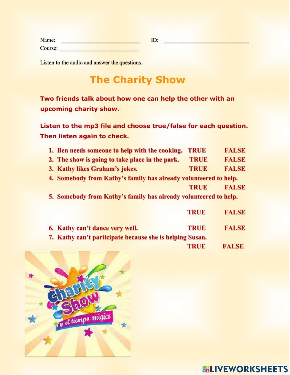 The Charity Show