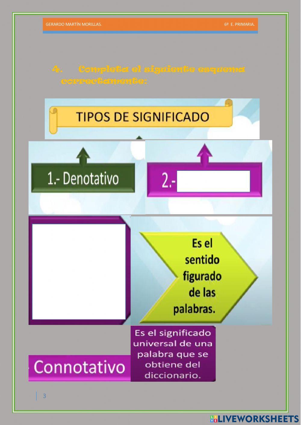 Taller de vocabulario. Ficha 10.