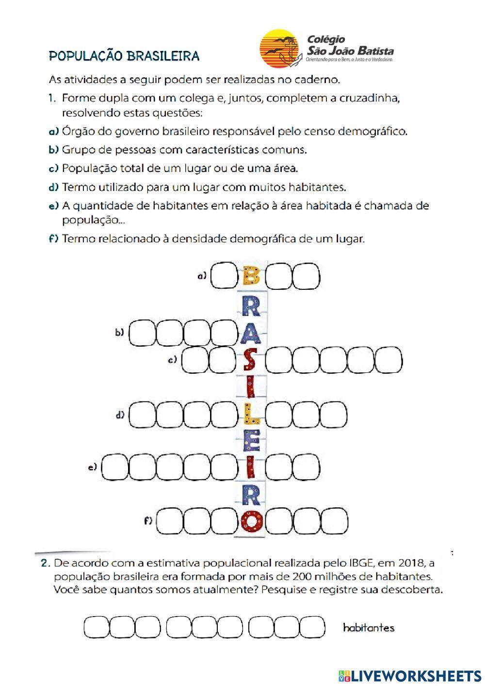 População brasileira