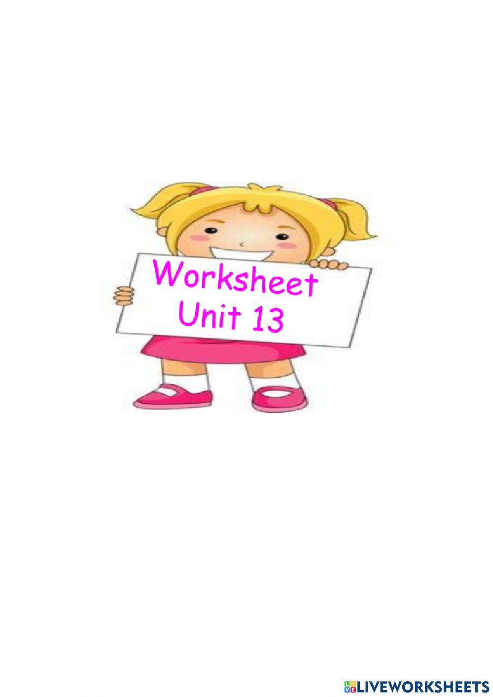 Worksheet