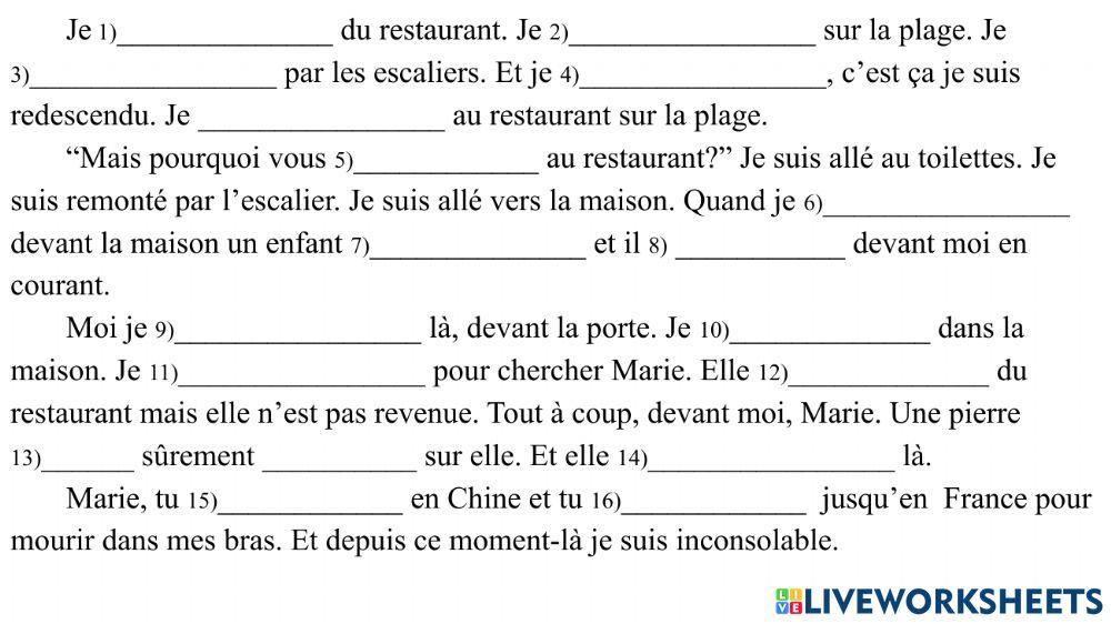 Vandertramp fill in listening