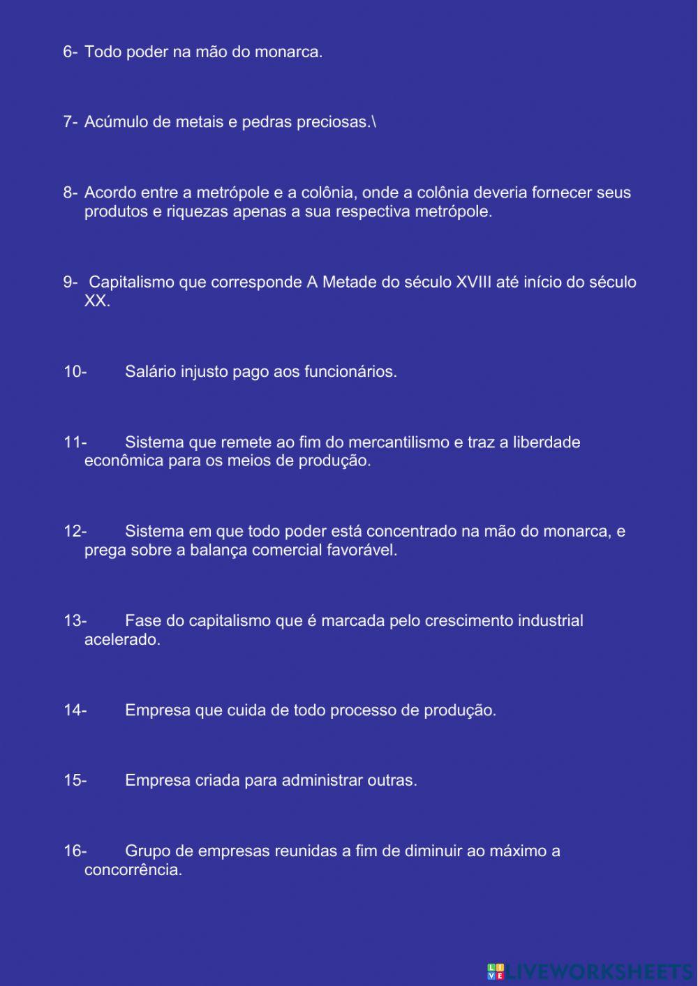 Sistema econômico capitalista