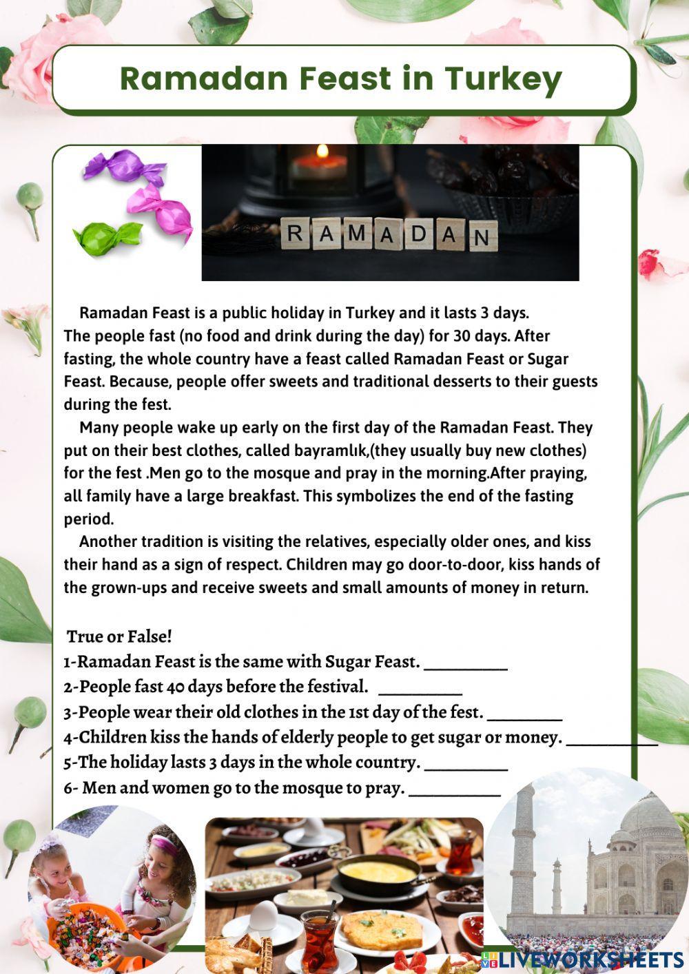 Ramadan Feast in Turkey