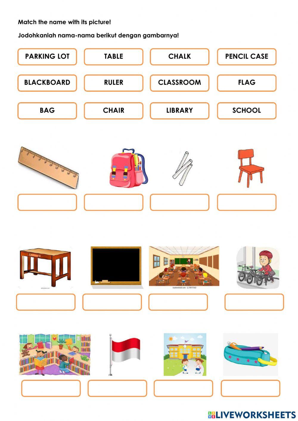 Things around the school