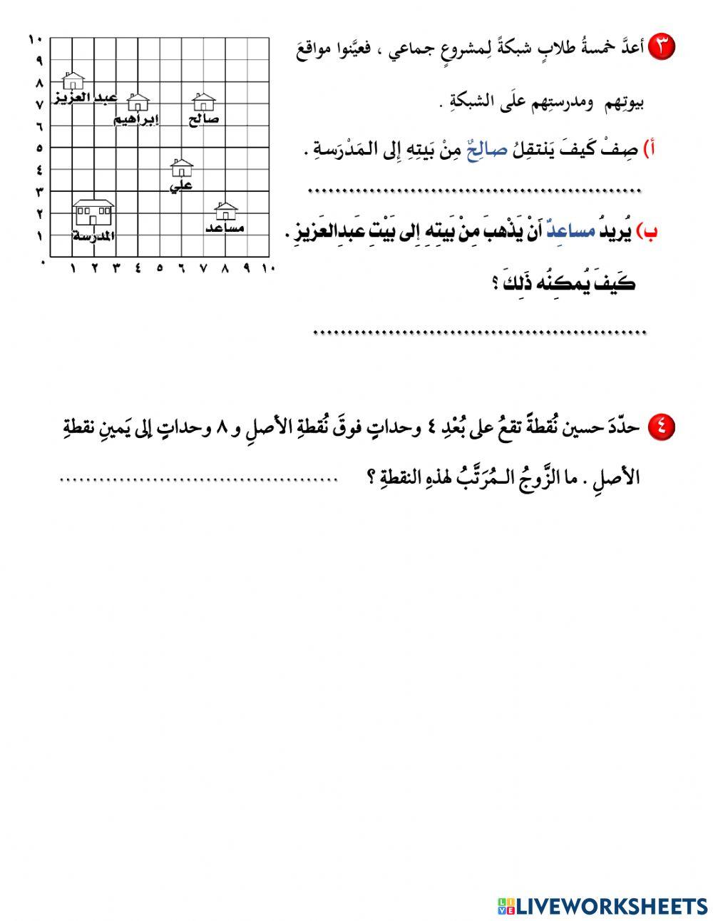 المستوى الإحداثي