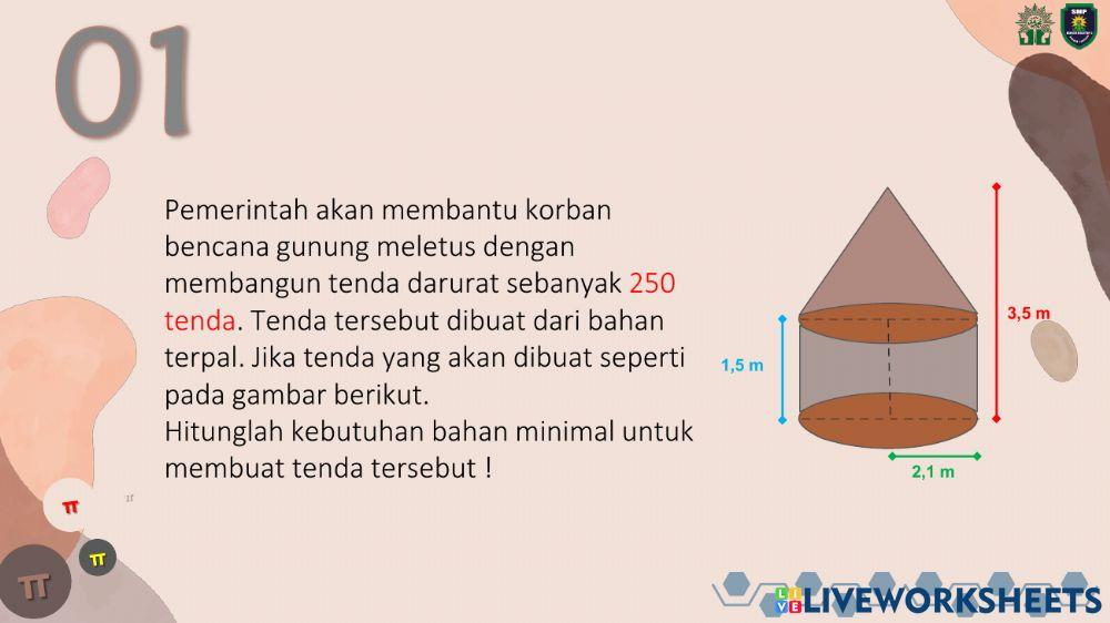 Gabungan Bangun Ruang sisi Lengkung