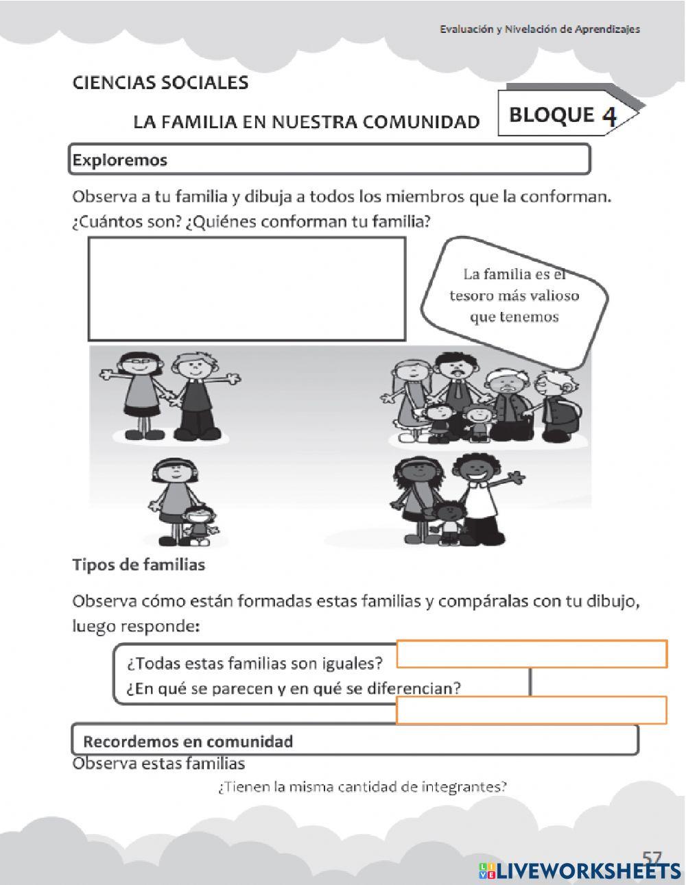 La familia en nuestra comunidad