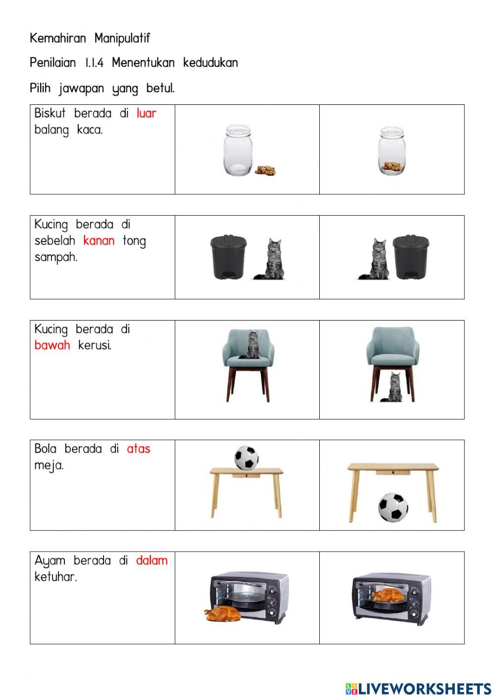 Penilaian menentukan kedudukan