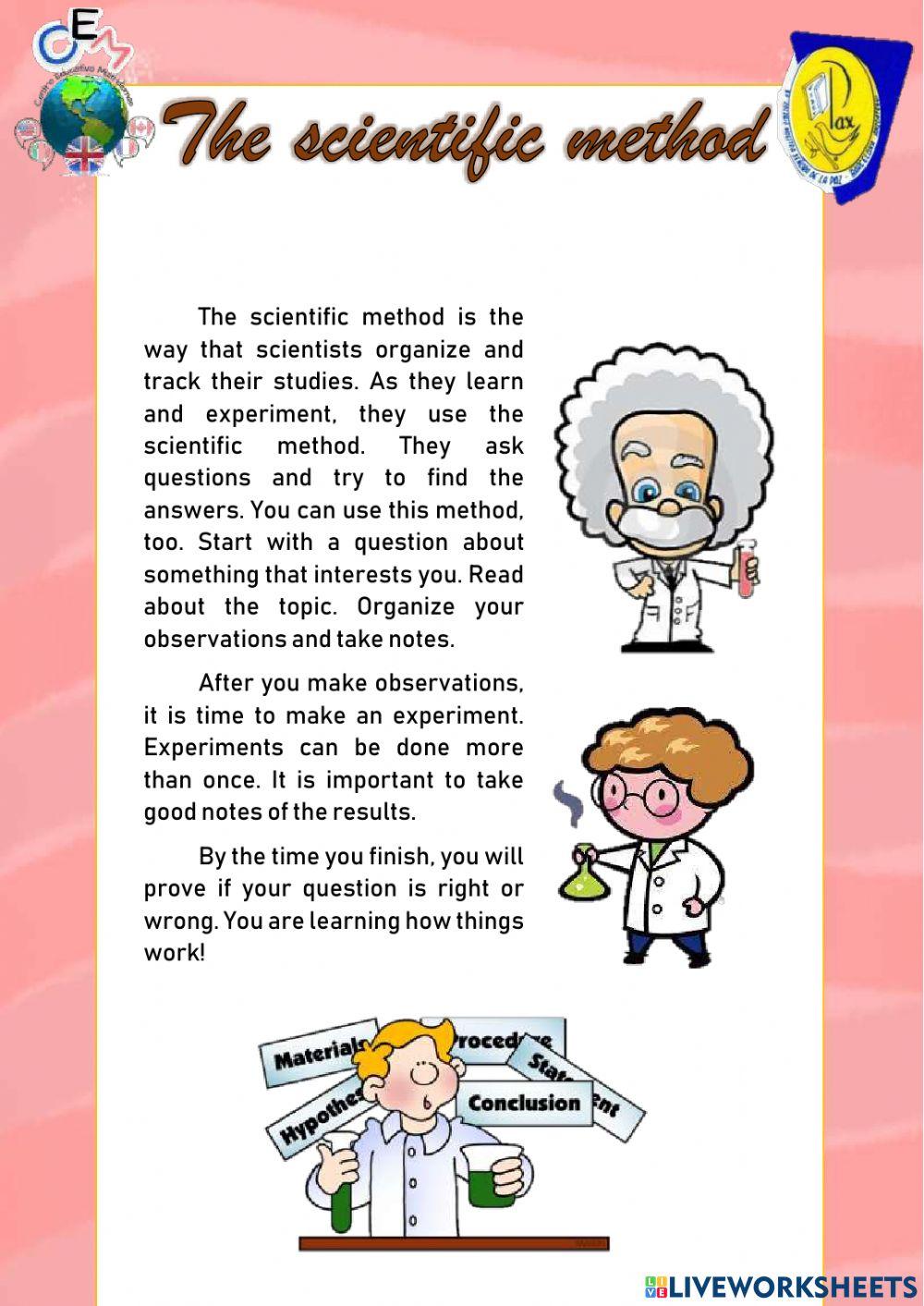 Scientific method 3rd grade 4822662 | rvnv0805