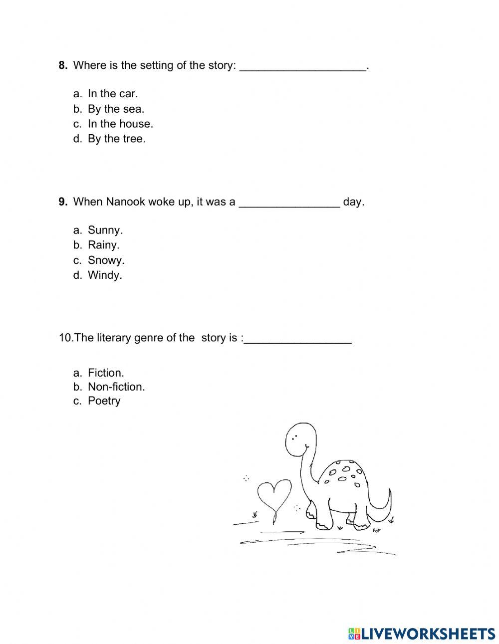 Reading comprehension