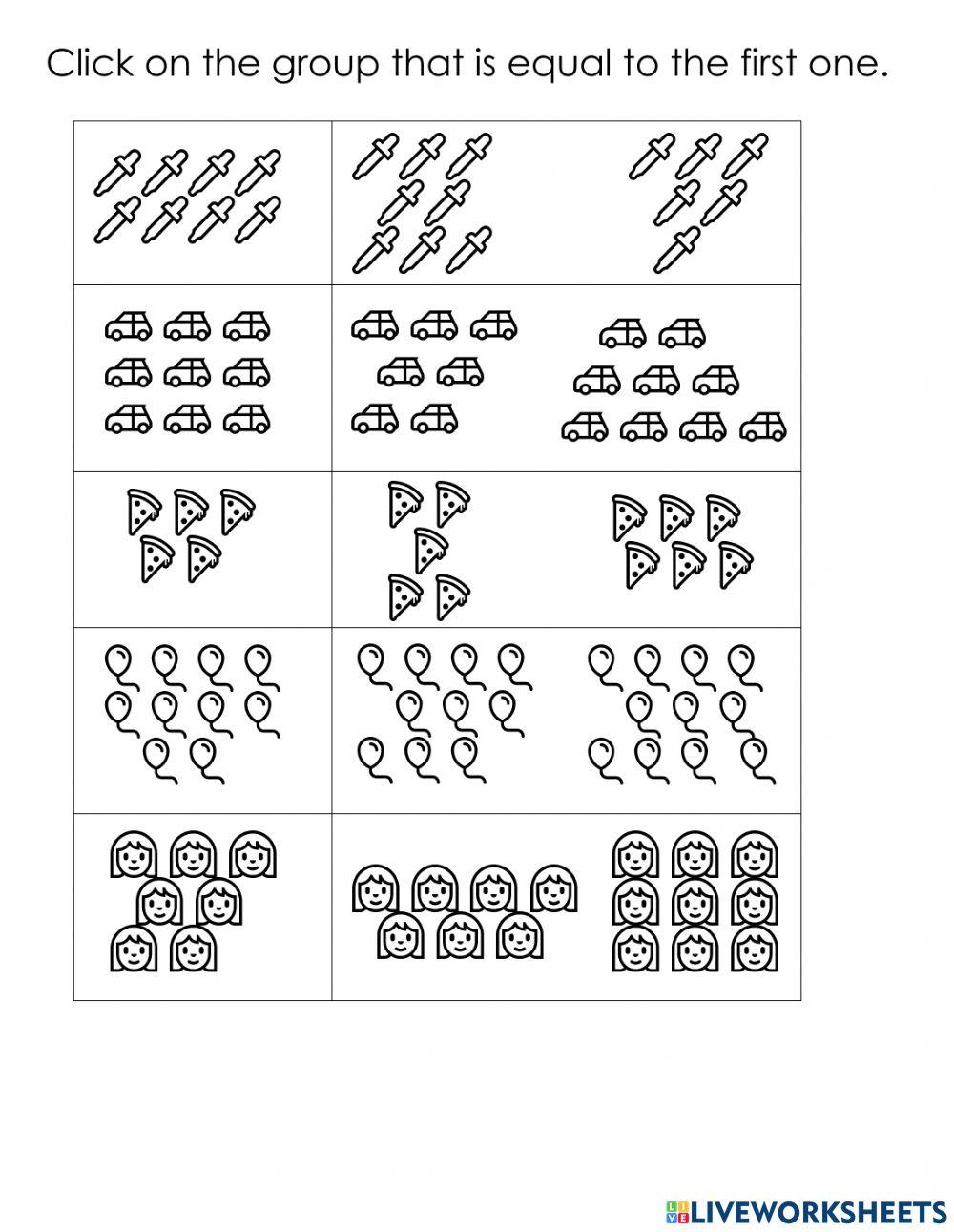 Comparing Sets - Equal (2)