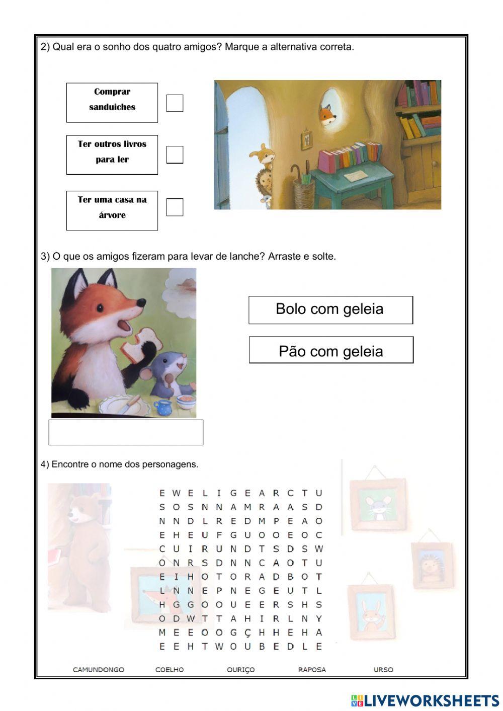 A casa de livros do Urso