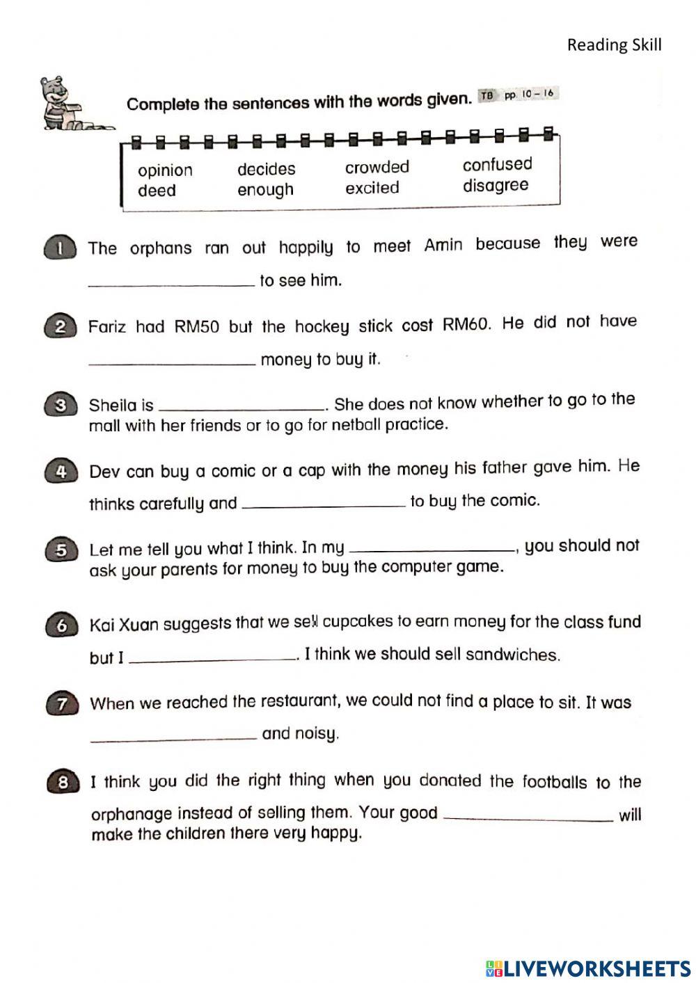 Year 6-AB-page 8-Fill in the blanks