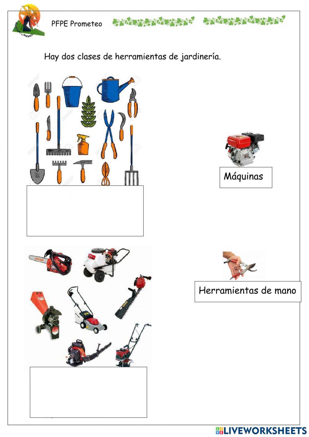 Herramientas y máquinas jardin