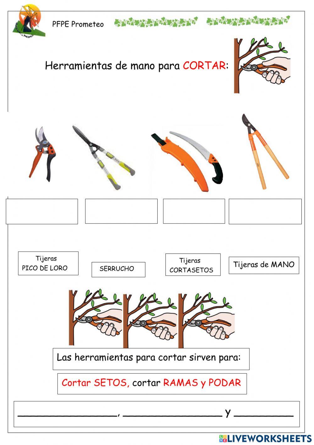 Herramientas y máquinas jardin