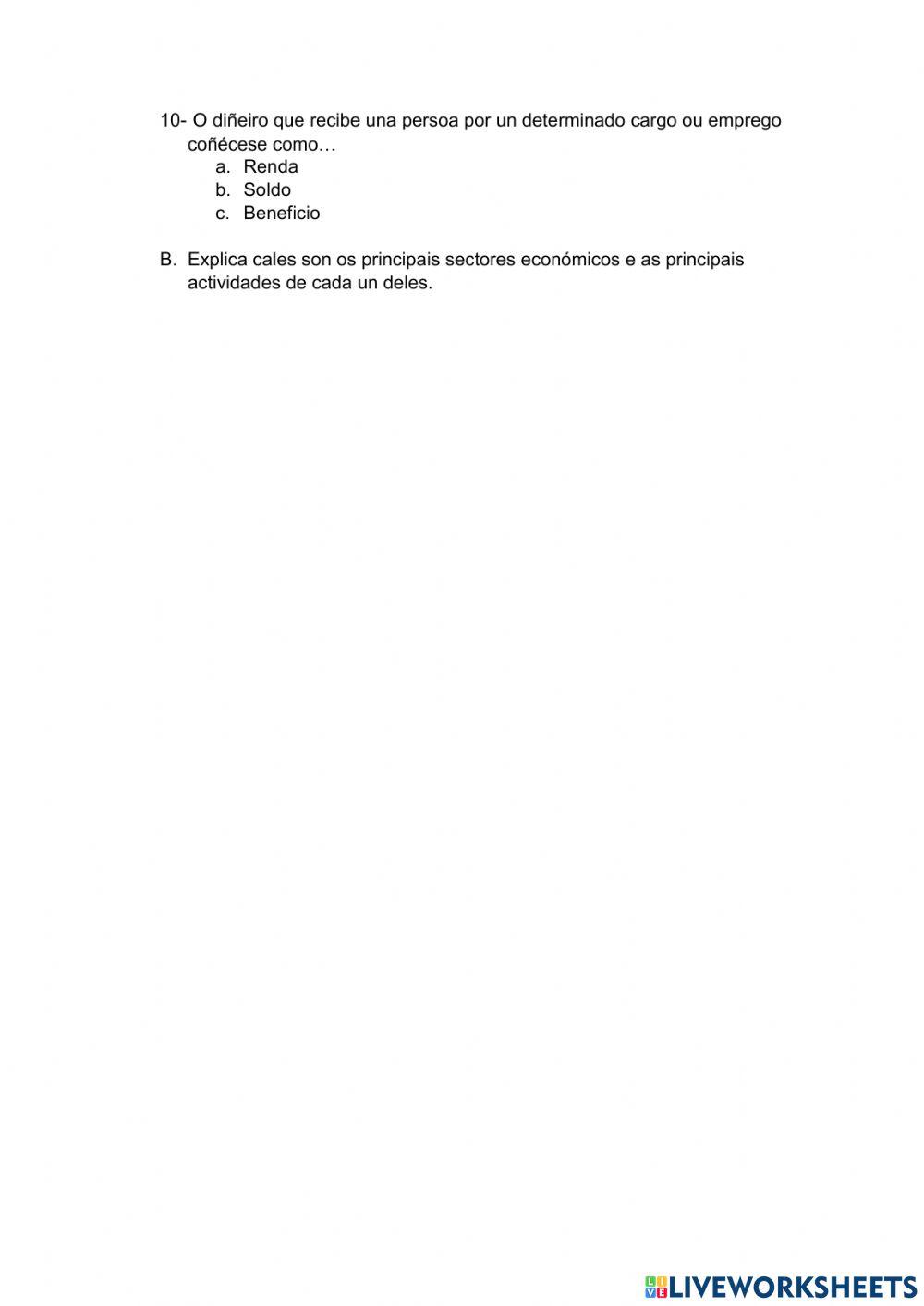 Unidade 5. A economía