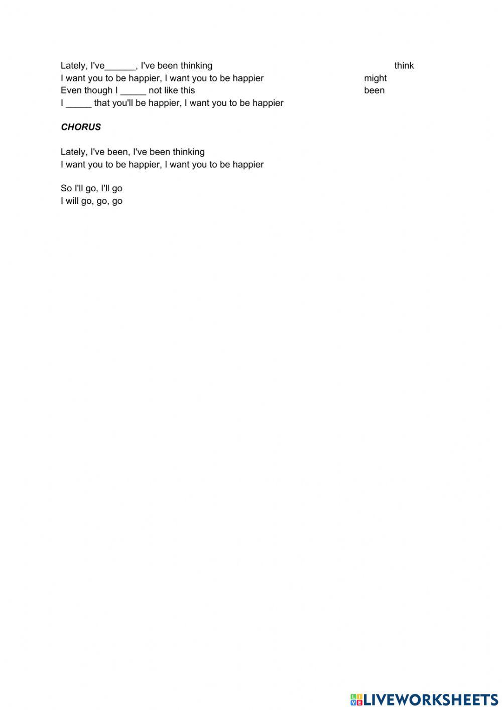 Happier song (by Tere Font)