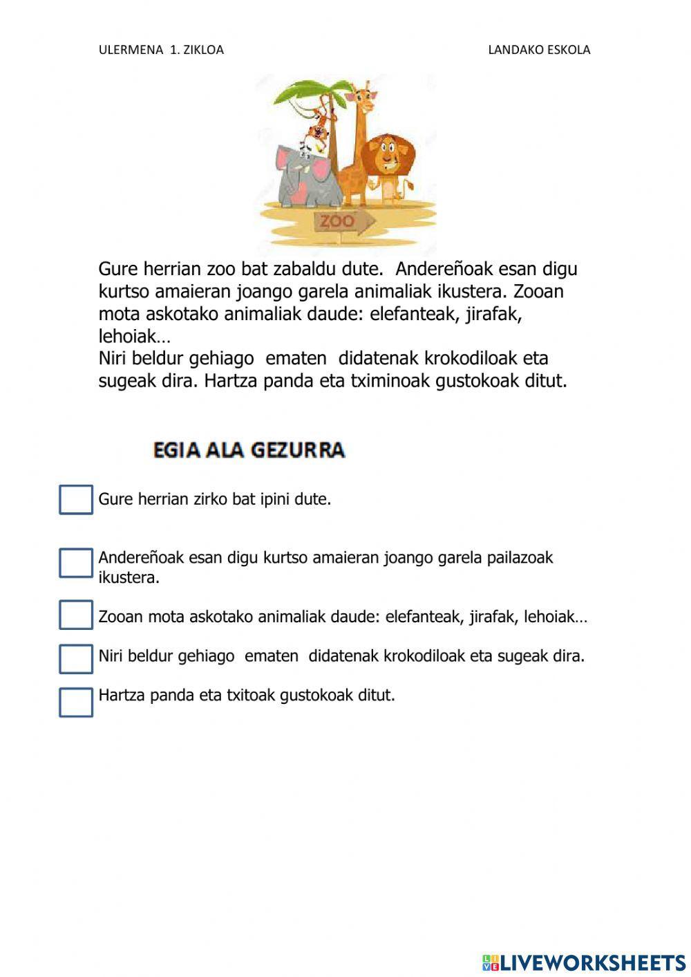 Egia gezurra Egia gezurra