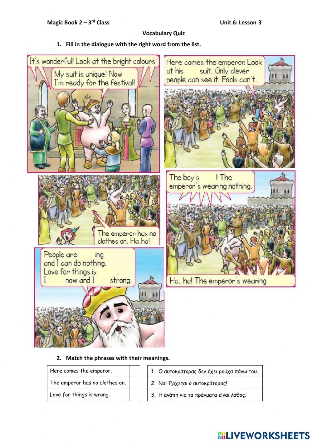 Unit 6 Lesson 3 Quiz