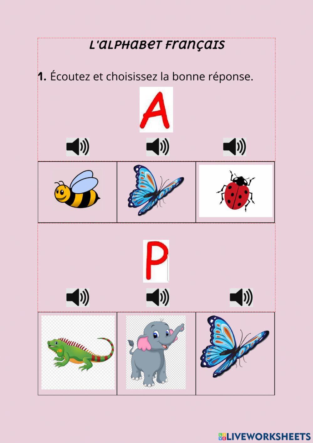 L'alphabet