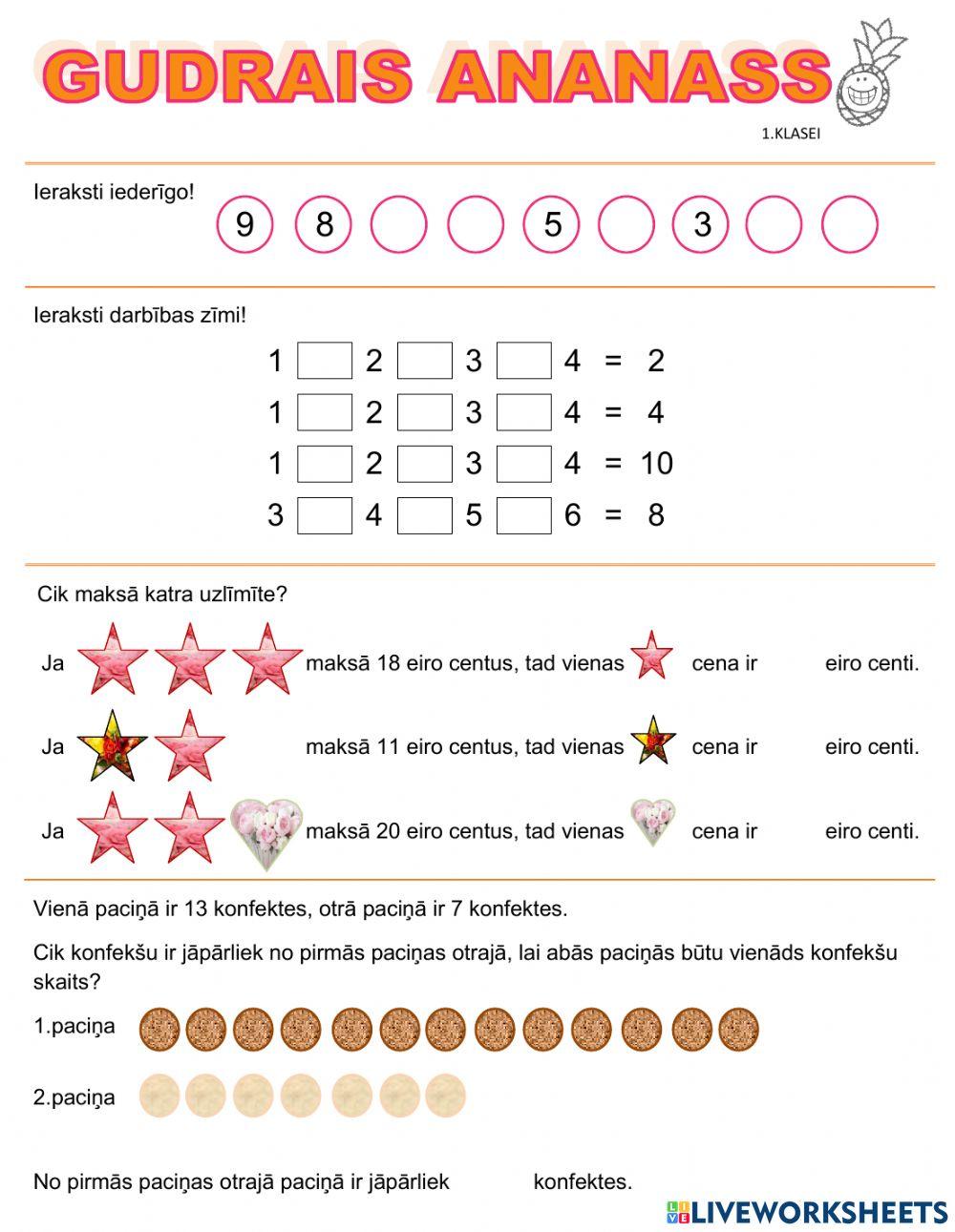 Gudrais Ananass 1.kl.