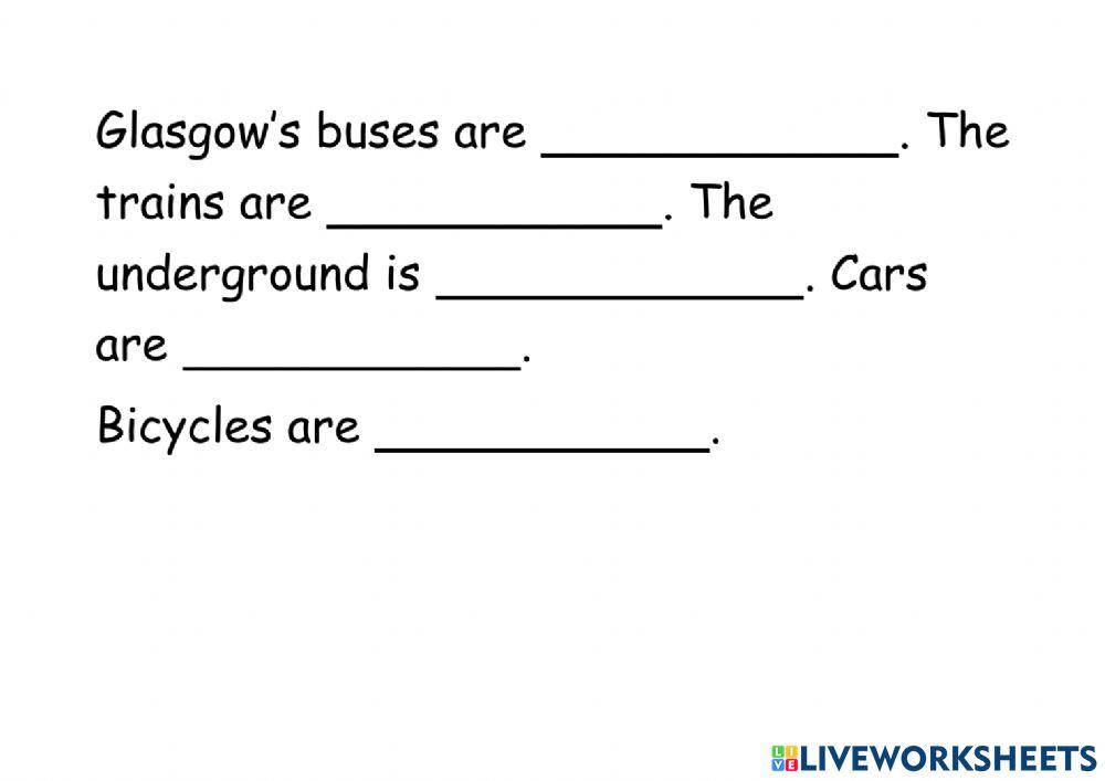 Writing about Transport