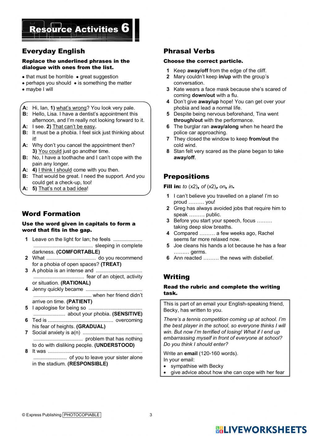 On screen b1 t free interactive worksheets 6458292