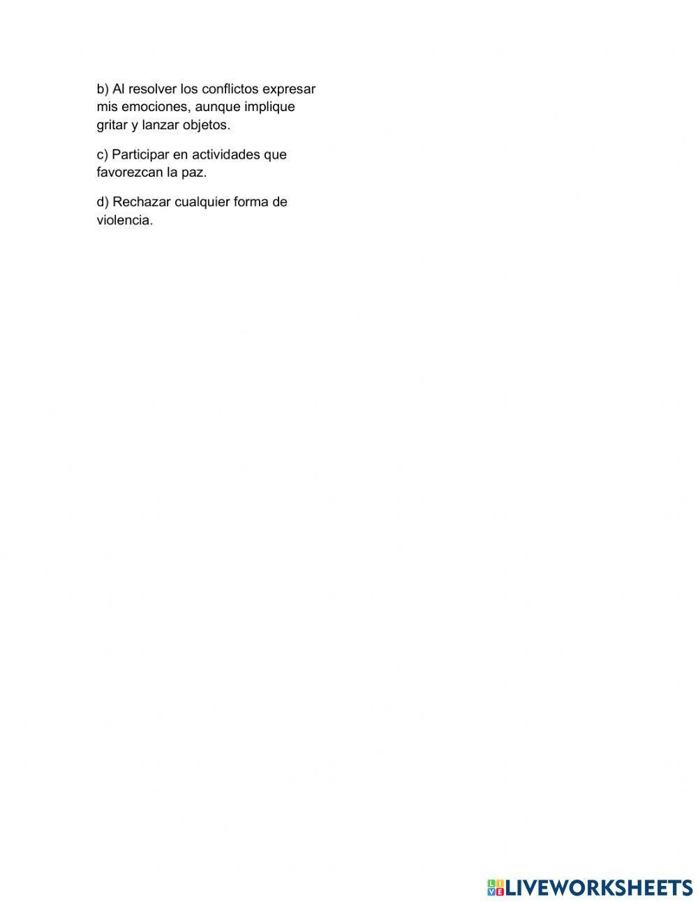 Examen segundo trimestre